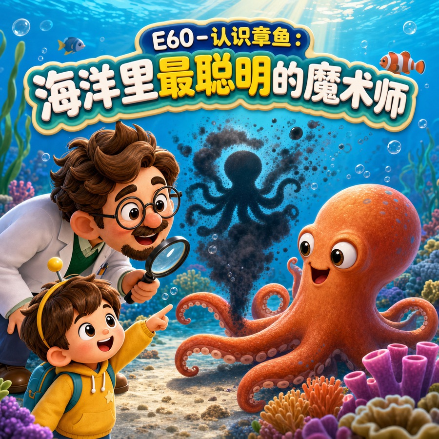 认识章鱼海洋里最聪明的魔术师单集封面