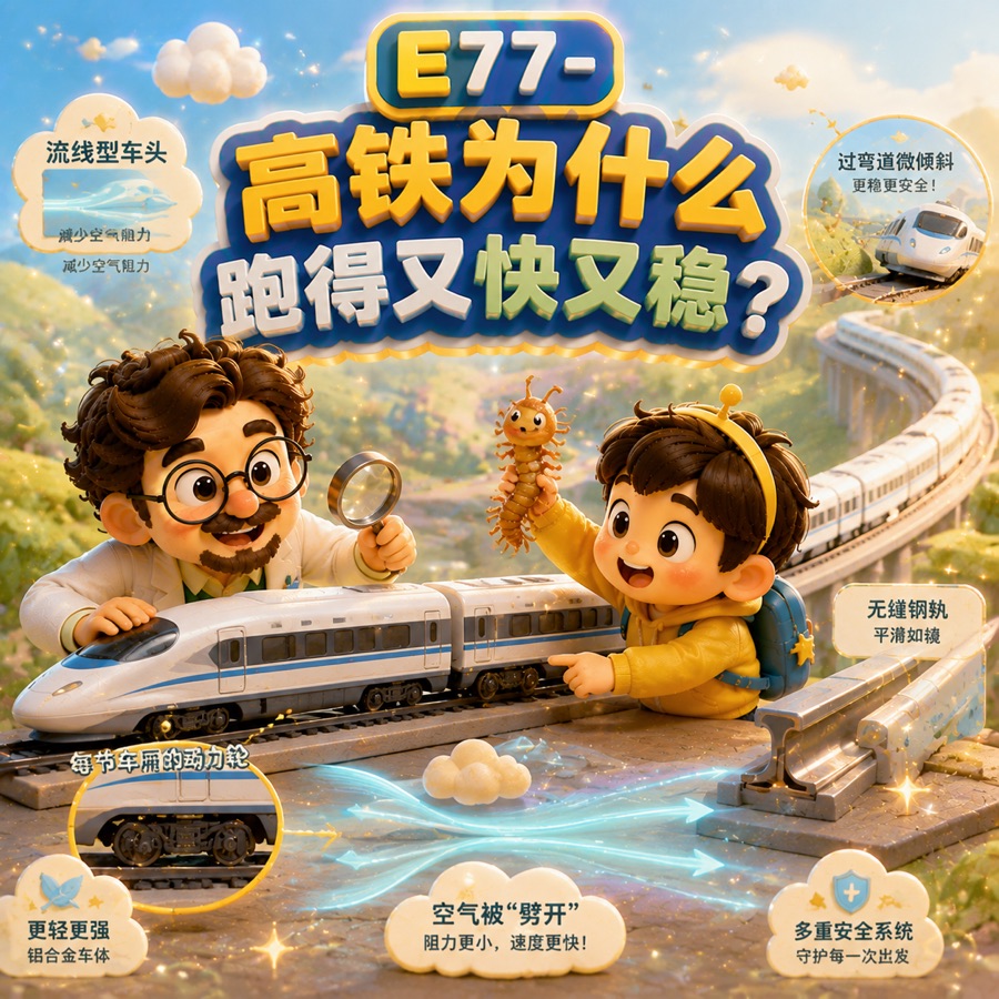 高铁为什么跑得又快又稳单集封面